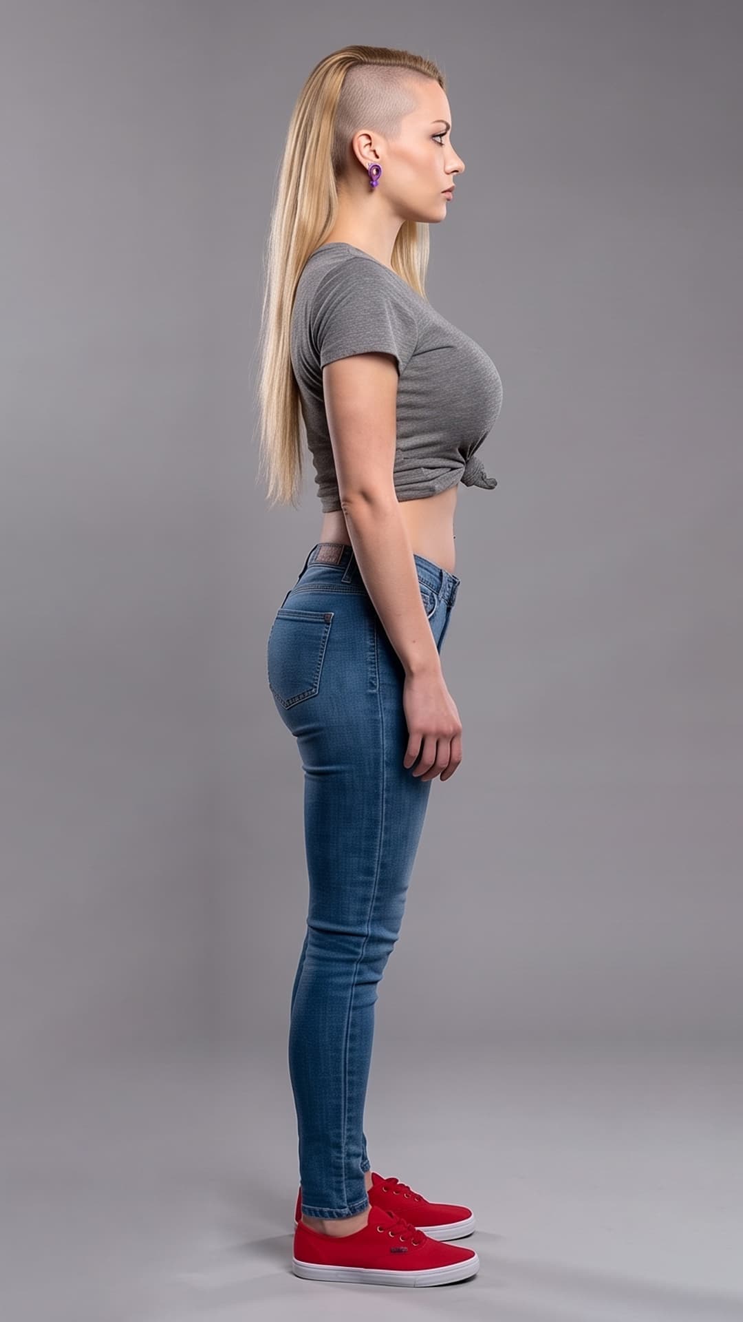 Nadia Peroné profile view